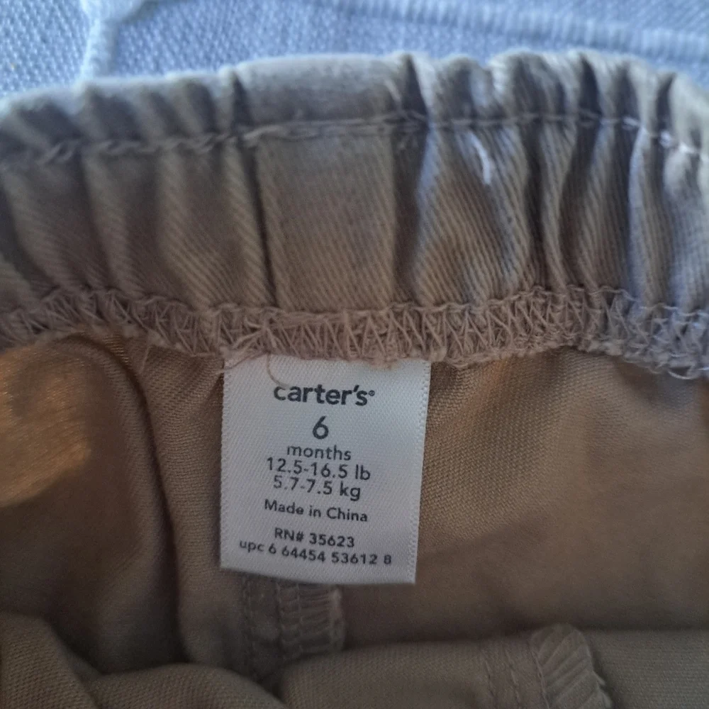 Carter’s Baby Khaki Pants Size: 6M (Baby)